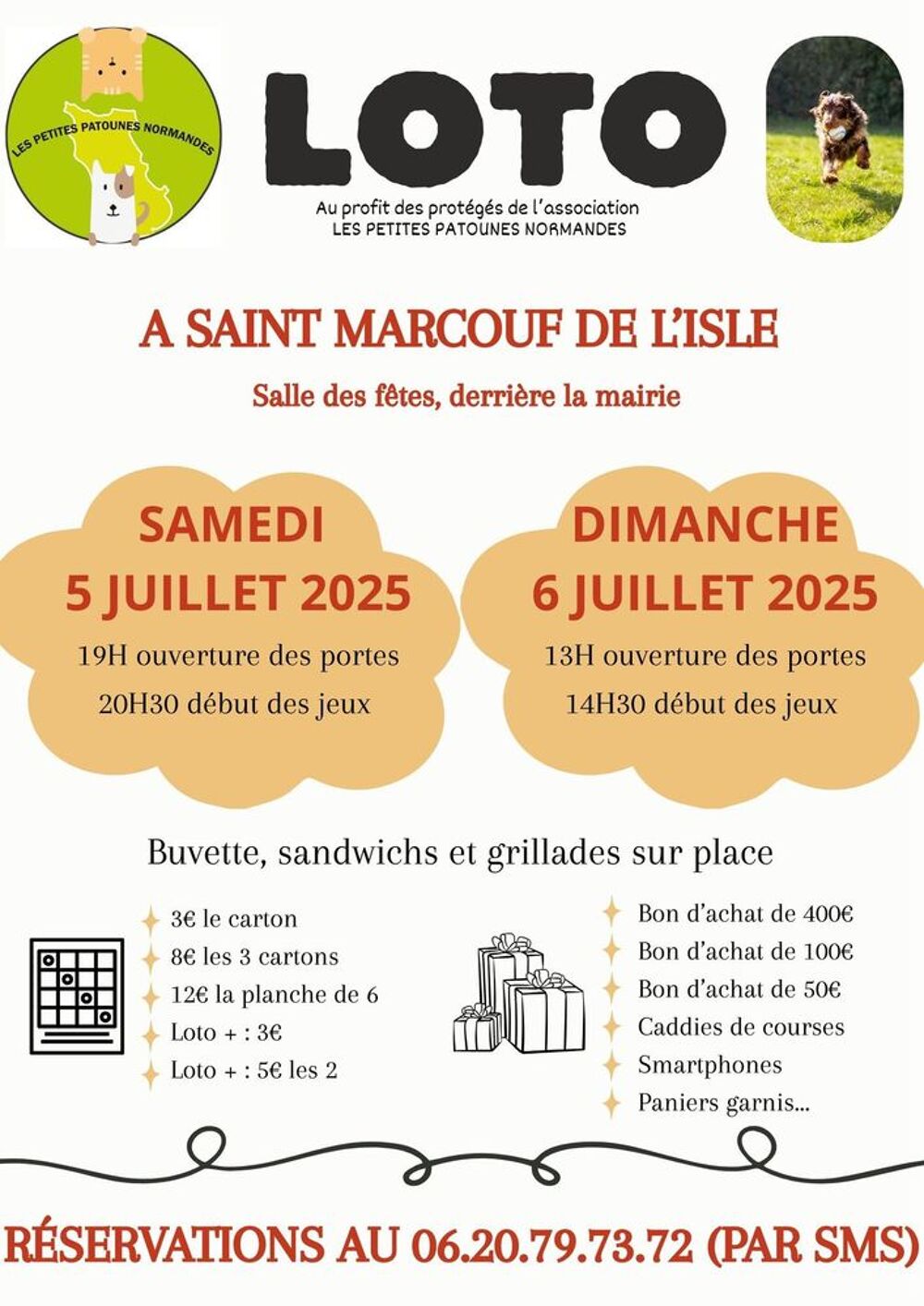   LOTO à Saint Marcouf de l'Isle 