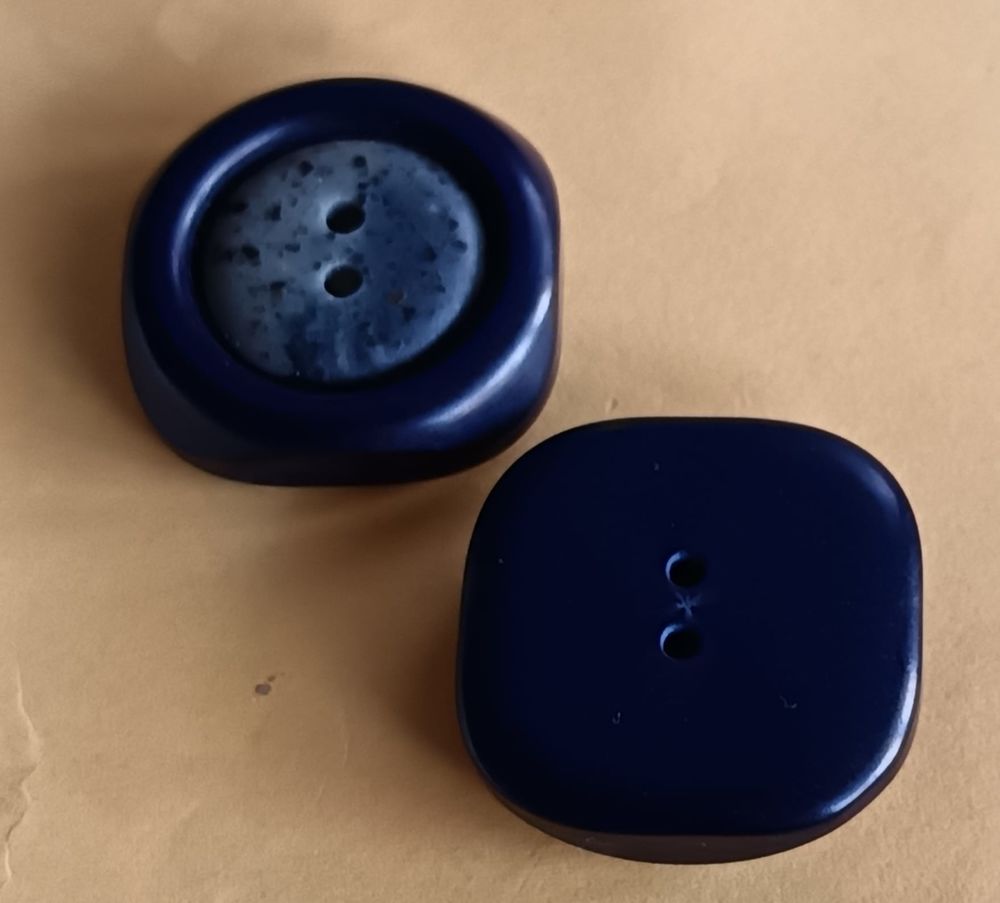 Super Lot de 16 Grands Boutons Vintage nuance de bleu Décoration