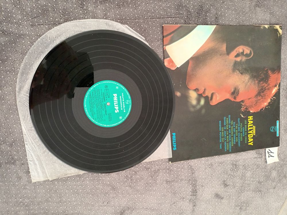 Disques 33 tours Johnny Halliday, CD et vinyles