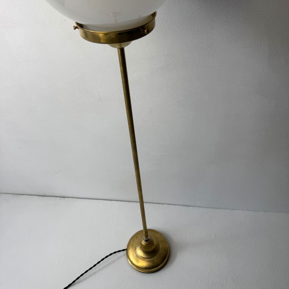 ANCIENNE LAMPE A POSER EN OPALINE XXL VINTAGE Décoration