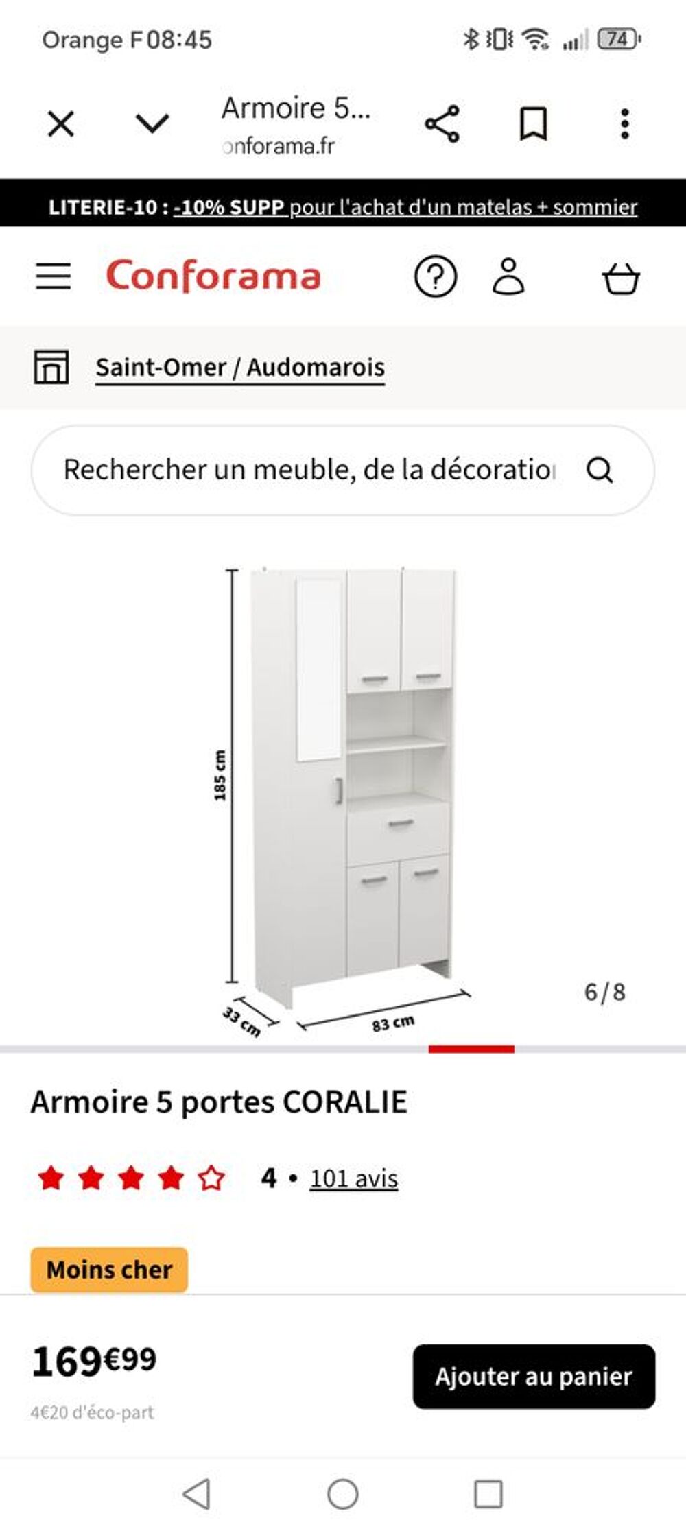 Meuble de rangement salle de bain Meubles