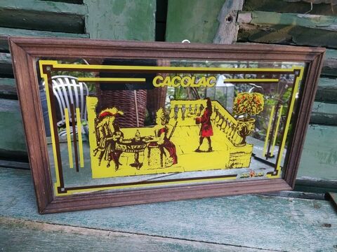 Ancien Miroir de Bar Publicitaire Cacolac Vintage / Boisson  30 Loches (37)
