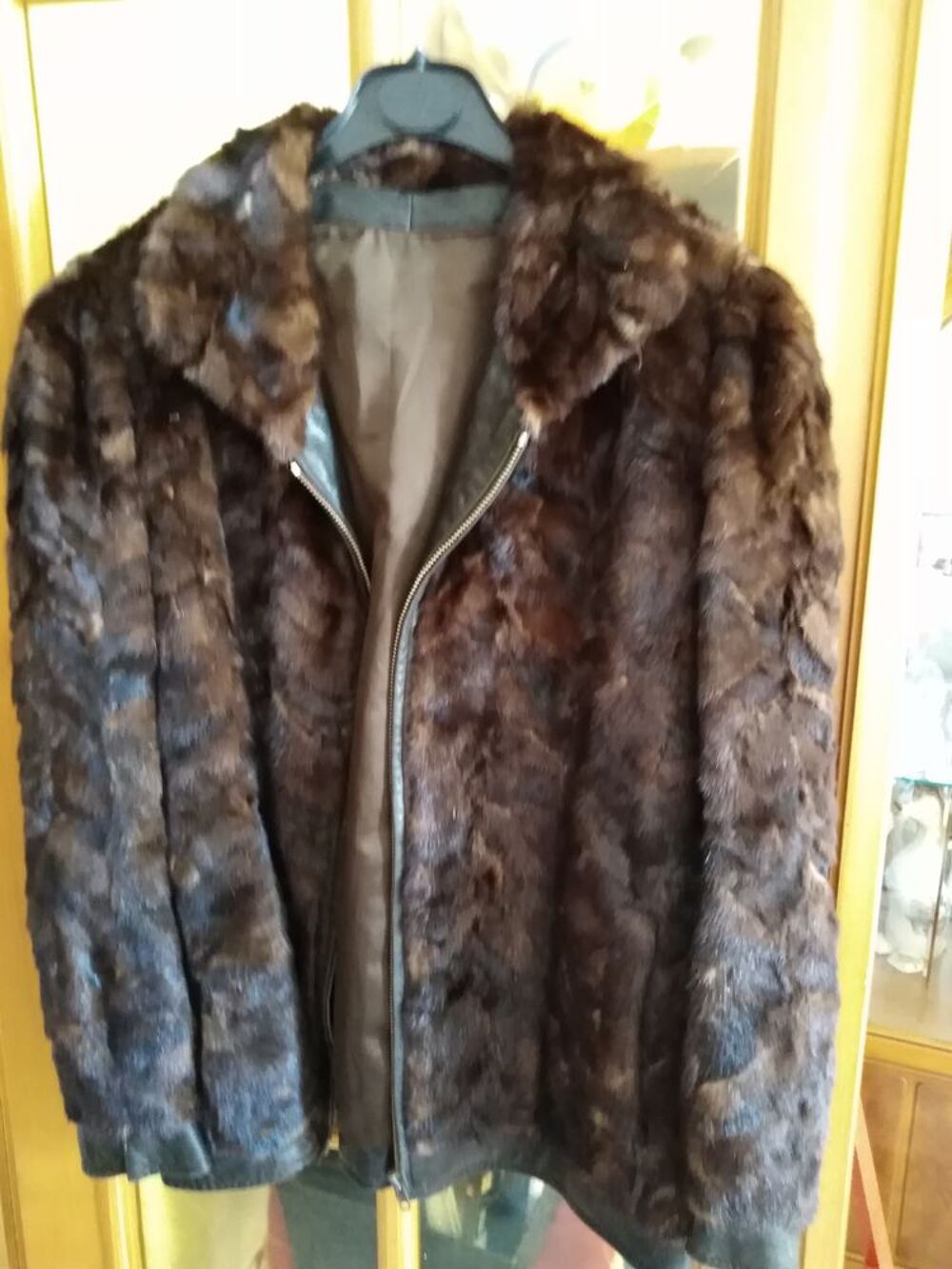 manteau, vestes, col, manchon etc en vison Vêtements