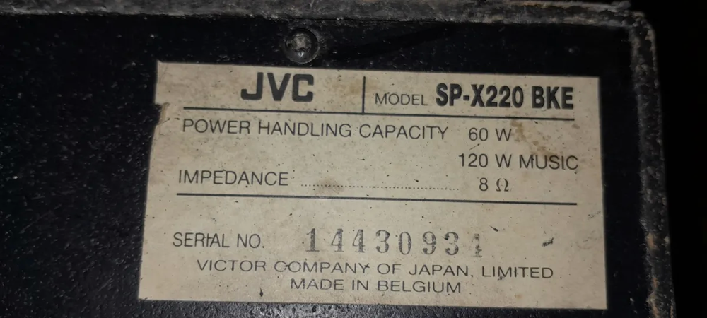 enceinte JVC Audio et hifi