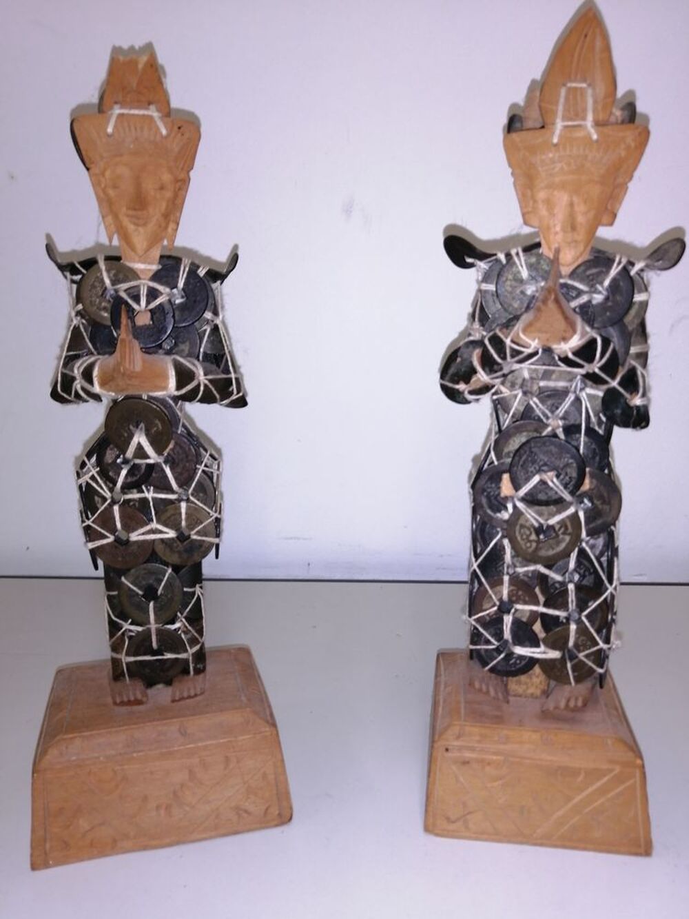 statuette chinoise en pi&egrave;ces 