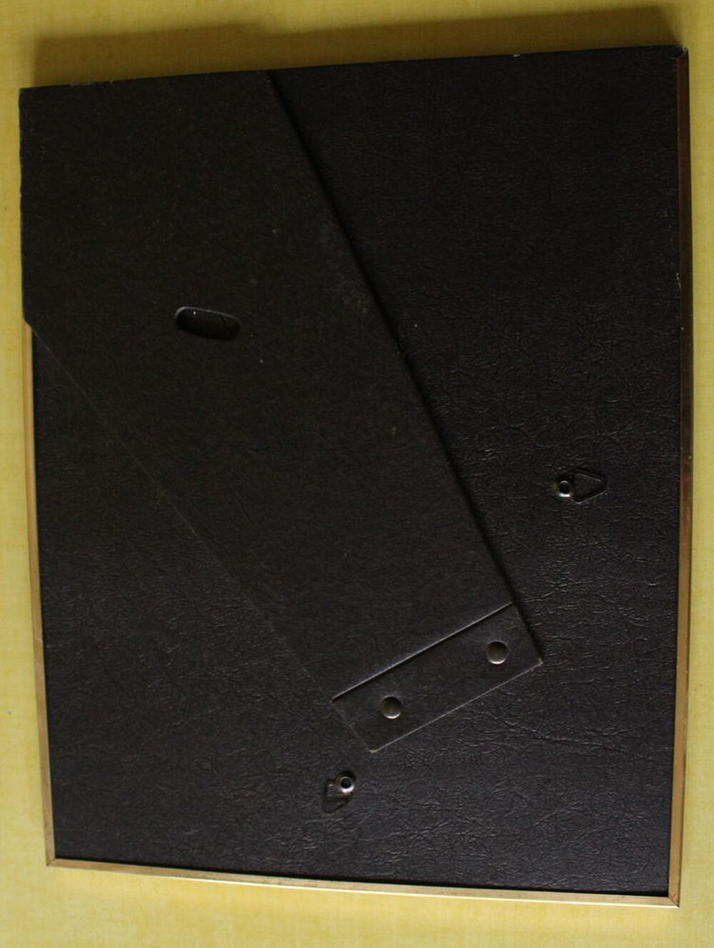 Grand Cadre laiton rectangulaire &agrave; poser ou suspendre Décoration