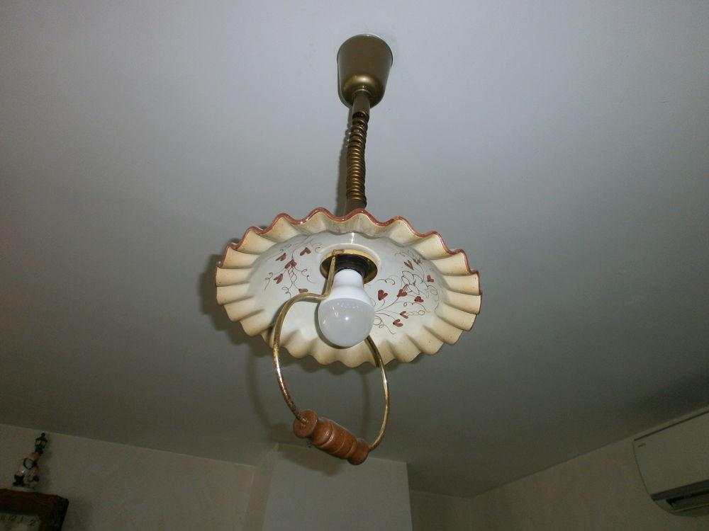 Lampe de plafond reglabe en hauteur en parfait etat 6E Dcoration