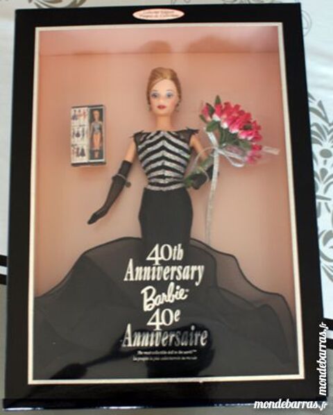Poupée Barbie de collection 40ème anniversaire 70 Cabestany (66)