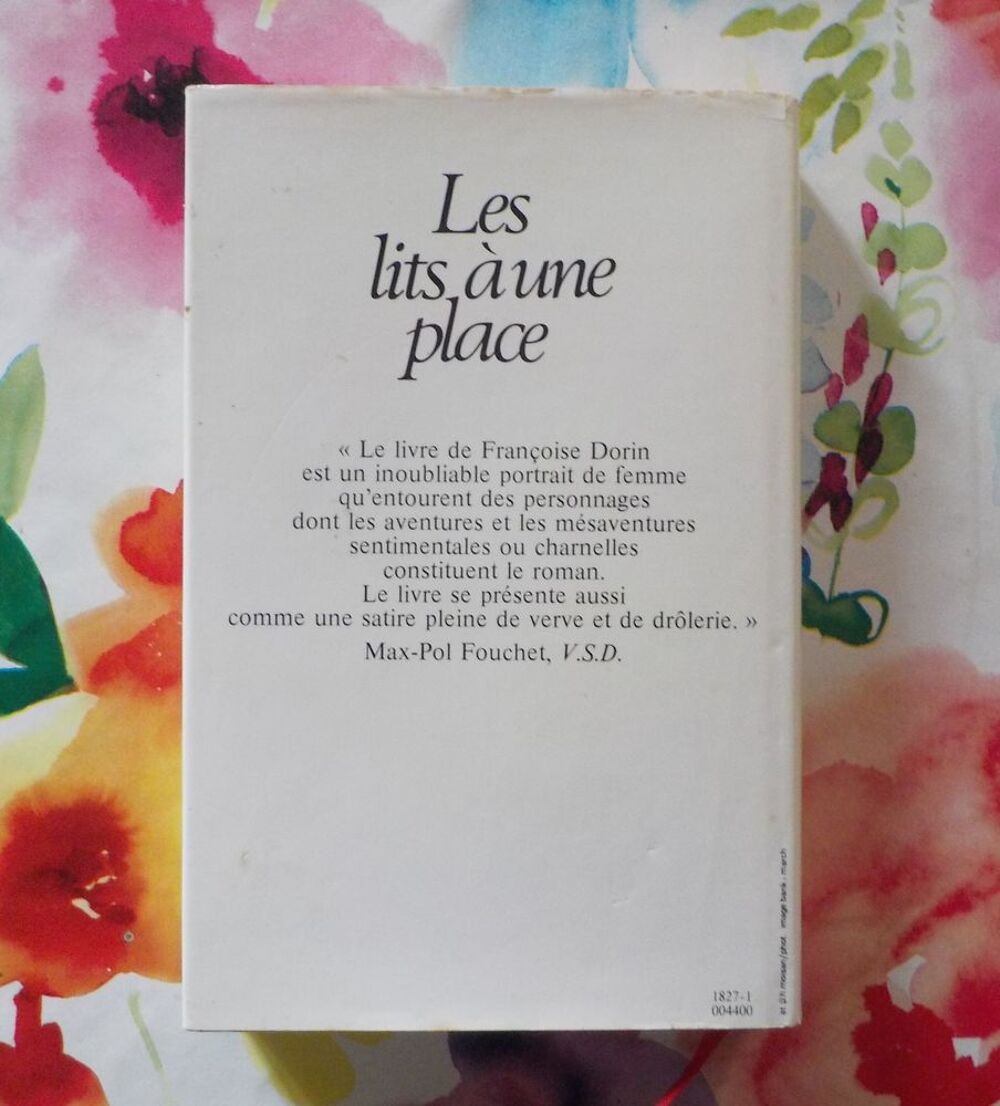 LES LITS A UNE PLACE de Fran&ccedil;oise DORIN Ed. France Loisirs Livres et BD
