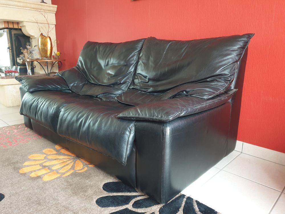 CANAPE CUIR 2 PLACES Meubles