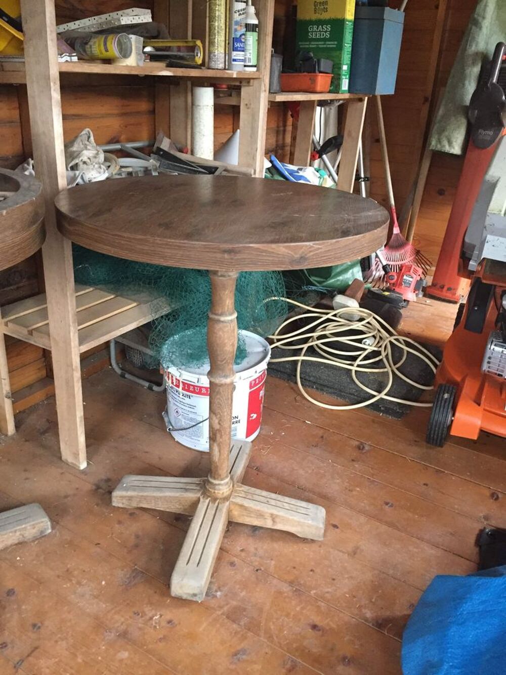 3 tables rondes bois - Henri Julien Meubles