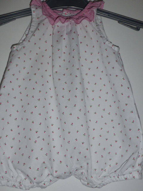 JACADI barboteuse bloomer été col rayé rose 3 mois 7 Rueil-Malmaison (92)