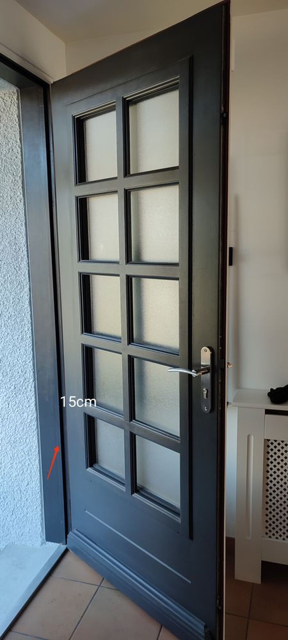 Porte d'entr&eacute;e en bois exotique Bricolage