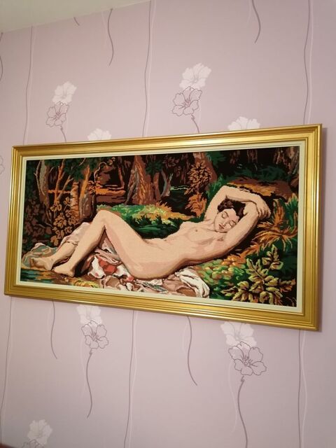 tableau canevas reprsentant femme nue 35 Marly (59)