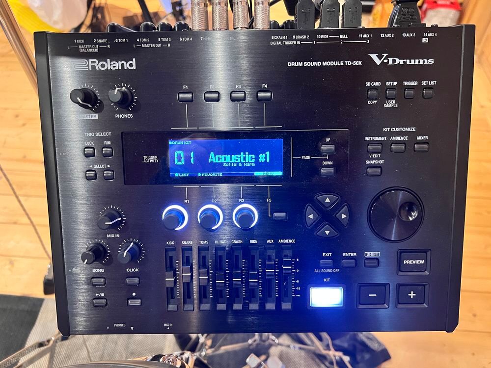 BATTERIE &Eacute;LECTRONIQUE ROLAND VAD706 GN Instruments de musique