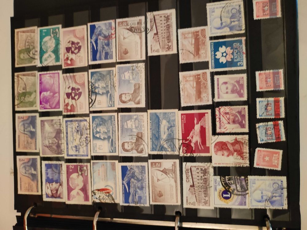 collection de timbres 