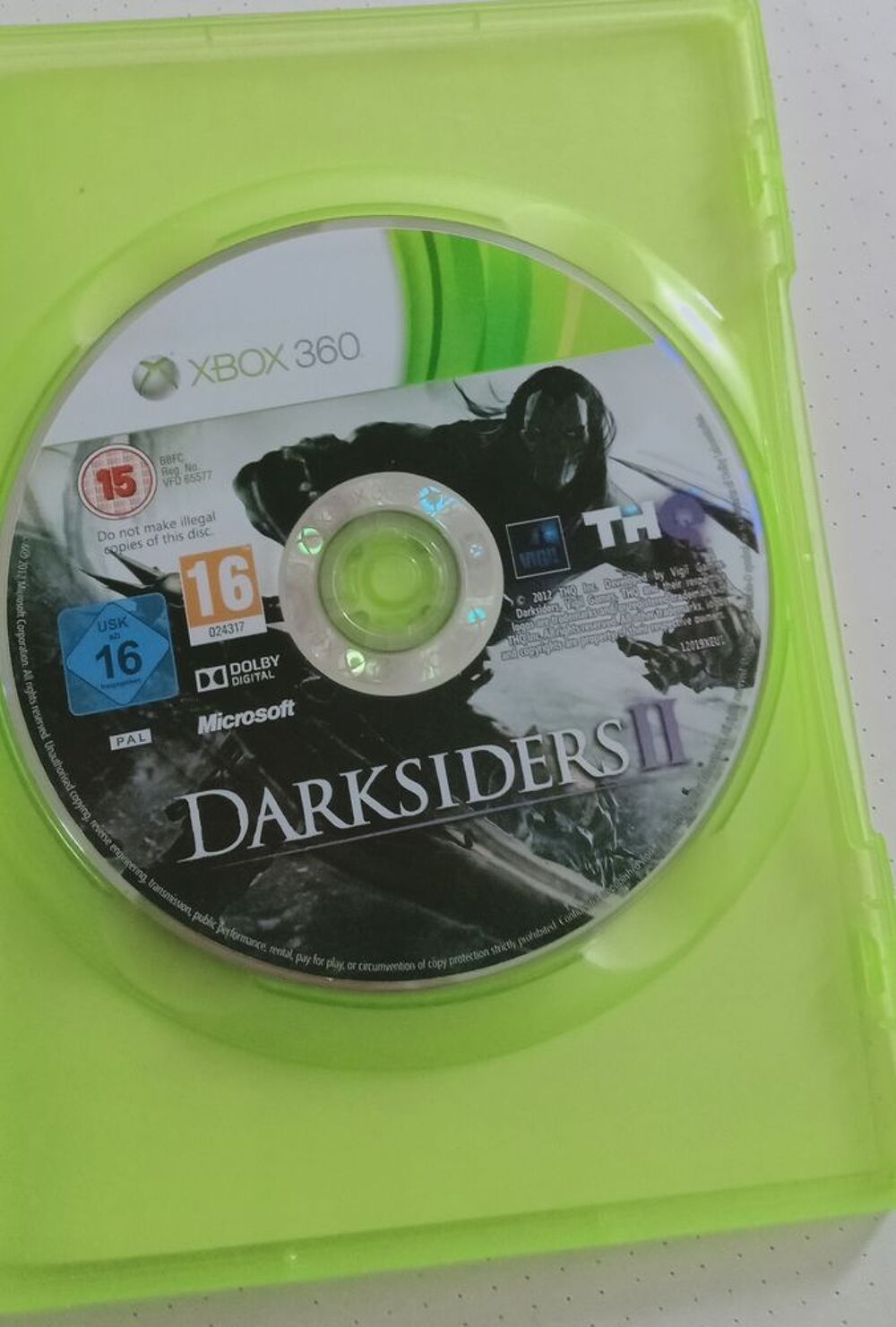 Jeu Xbox 360 darksiders II sans notice Consoles et jeux vidéos