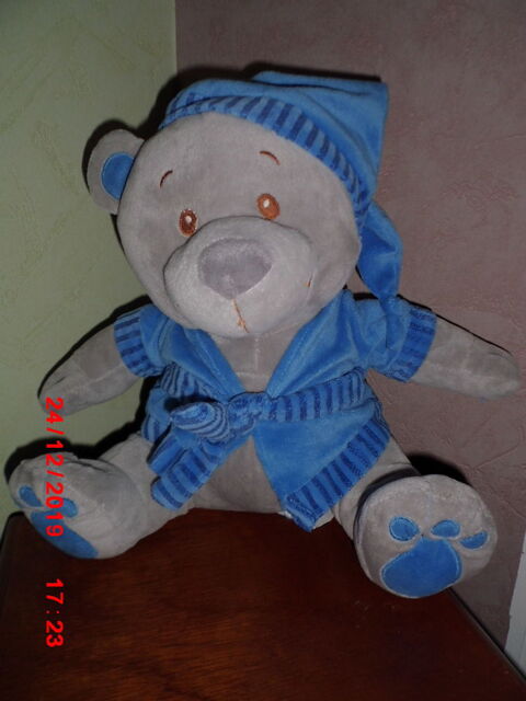 ours gris et bleu pluche party 18 Oignies (62)