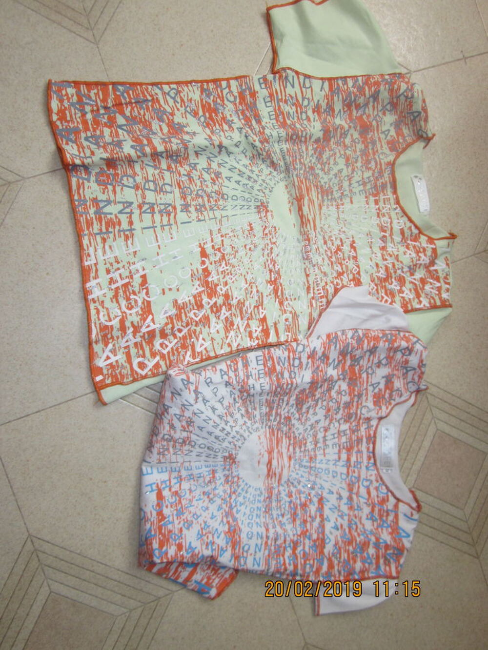 tee-(shirts manches longues et courtes 10/12 ans Vêtements enfants