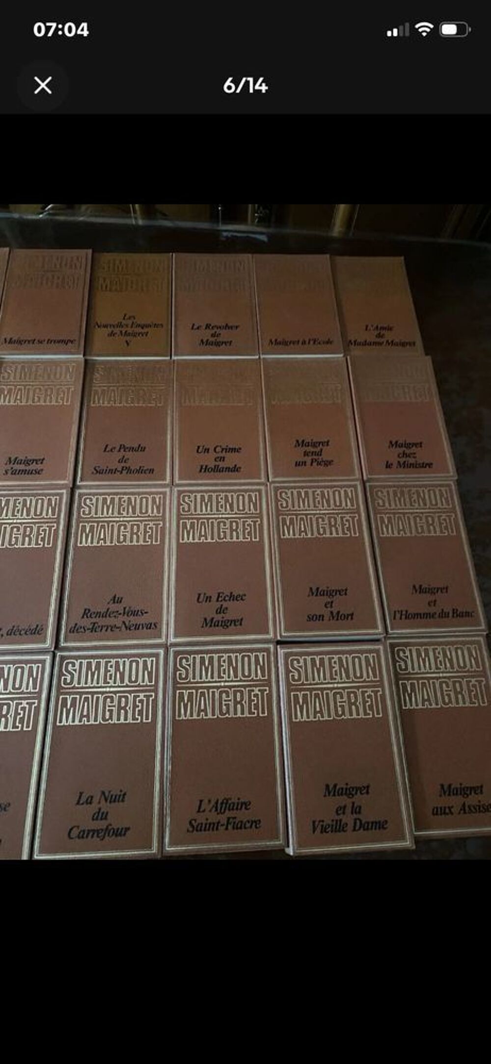 49 romans Simenon-Maigret des ann&eacute;es70 Livres et BD