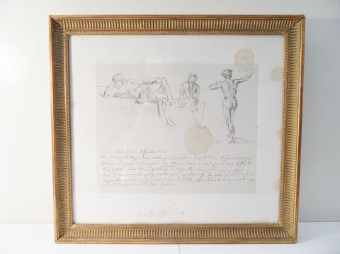 TABLEAU CADRE DELACROIX EUGENE FAC SIMILE ALFRED ROBAUT art 69 Marseille 11 (13)