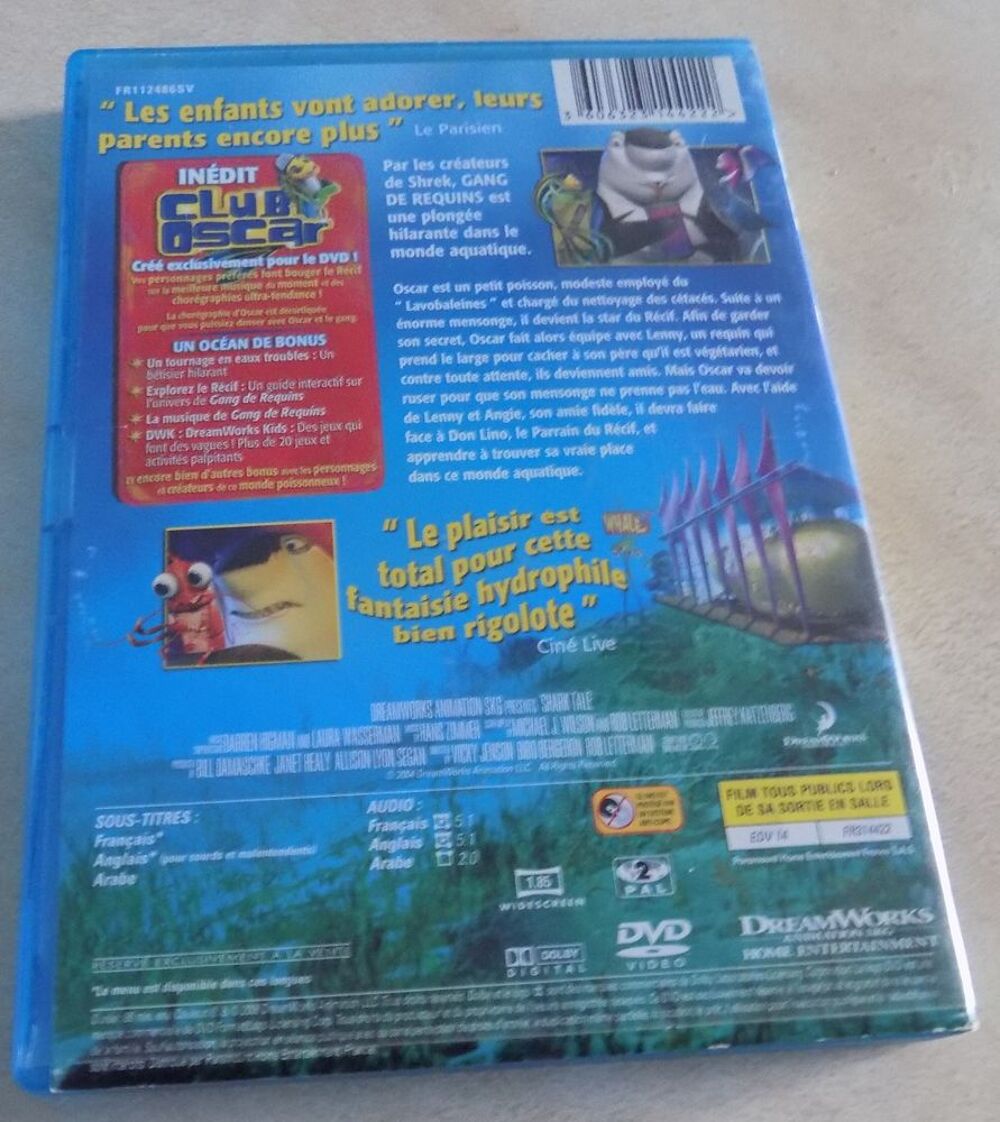 Gang de requins DVD et blu-ray
