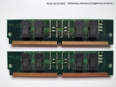 Lot 2 Mémoires RAM  Vintage  Simm (72-pins) 4Mo-70ns NEC 6 Canet-en-Roussillon (66)