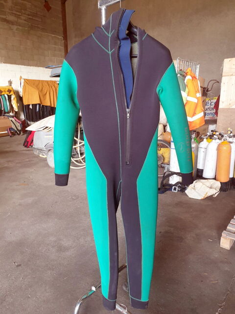 GOLD SUIT Intégrale de 7mm T3 Homme noir-vert 70 Tours (37)