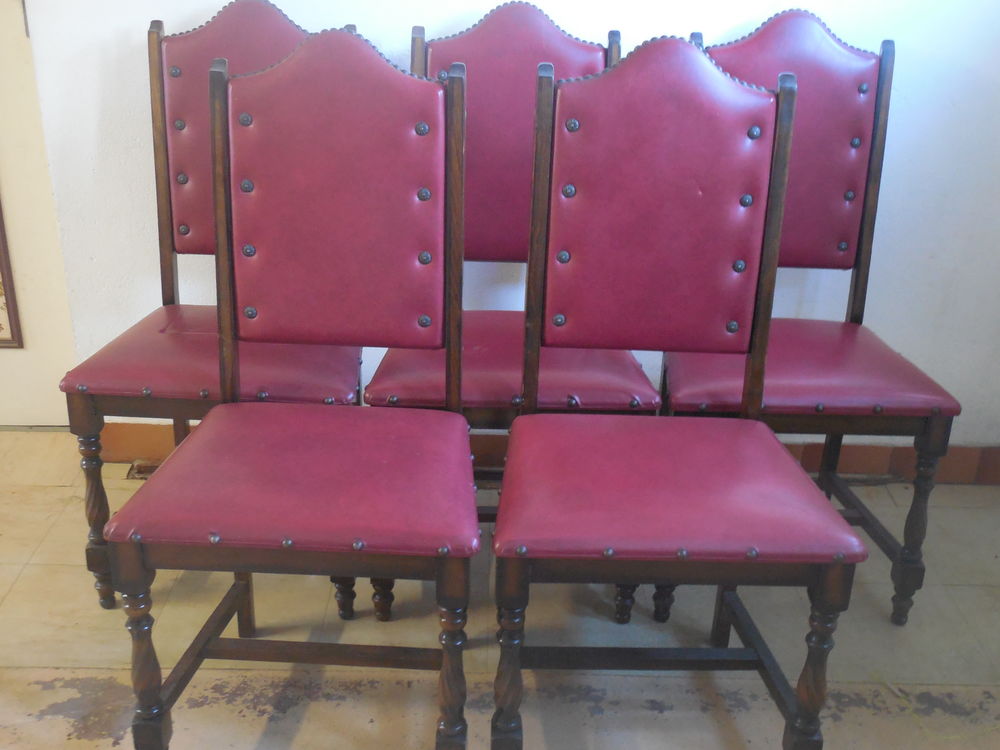 5 chaises de salle a manger Meubles