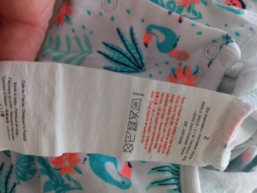 Dors bien ? pyjama ? grenouill&egrave;re-2 ans-Marque Z--Neuf Vêtements enfants