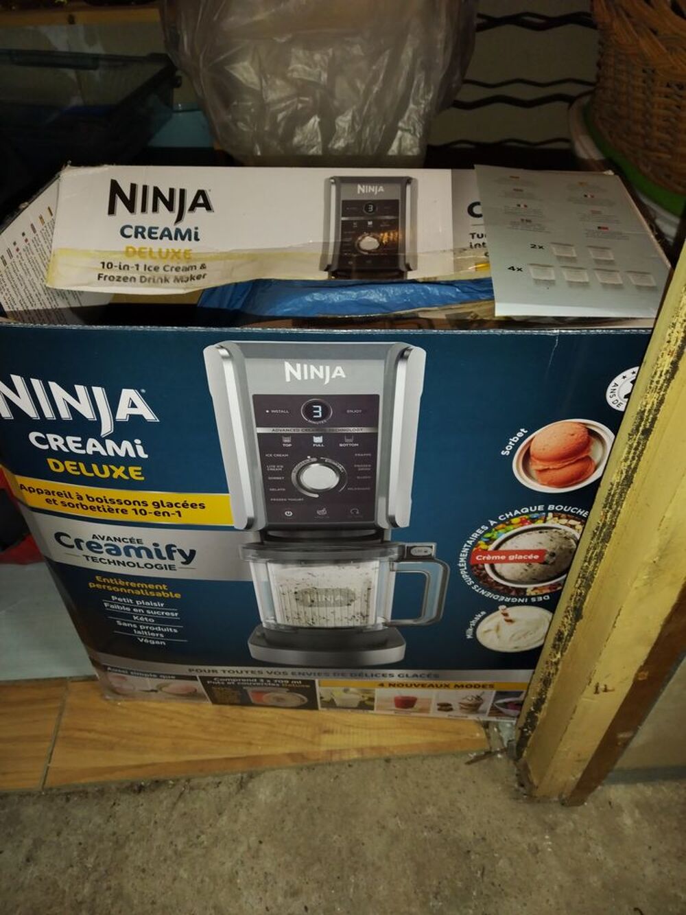 Machine de glace sorbeti&egrave;re ninja Electroménager