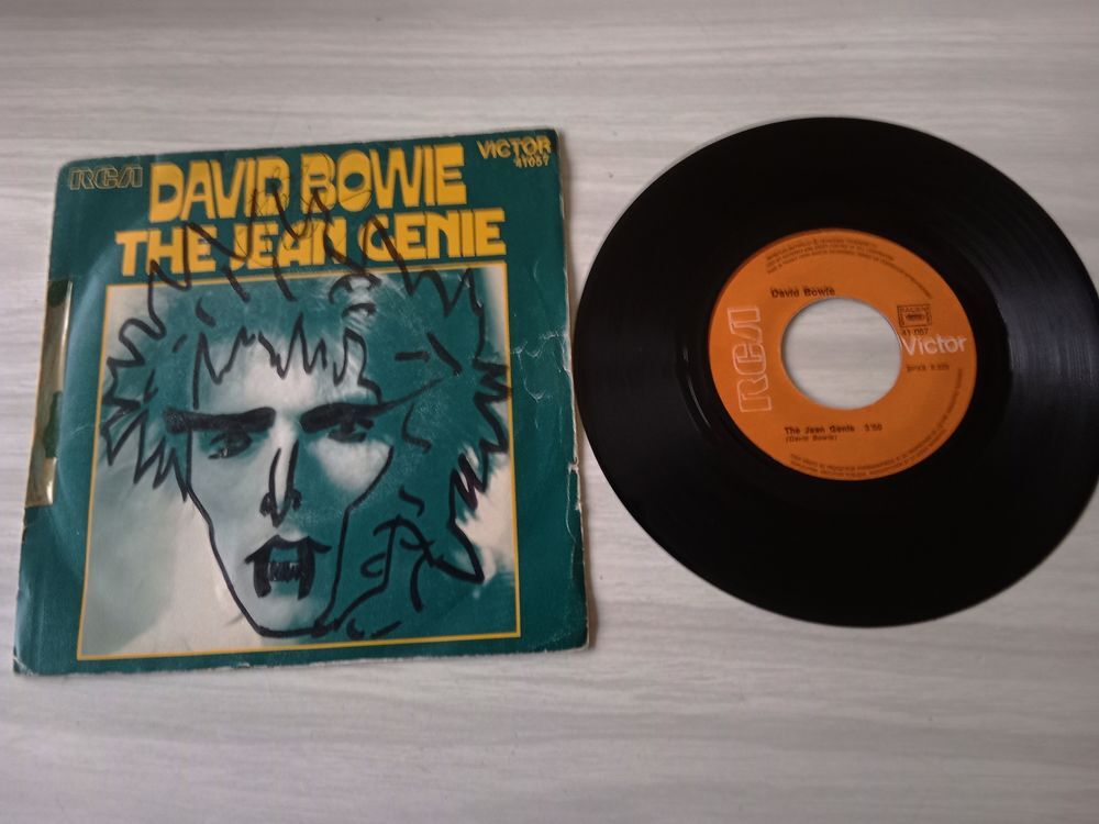 45 TOURS DAVID BOWIE The Jean genie - CLUB CD et vinyles
