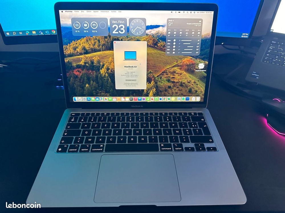 Macbook air M1 256g+ Magic Mouse apple offerte
Matriel informatique