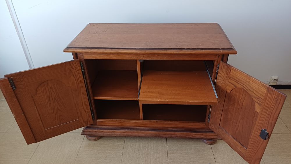 Meuble tv ancien en ch&ecirc;ne Meubles