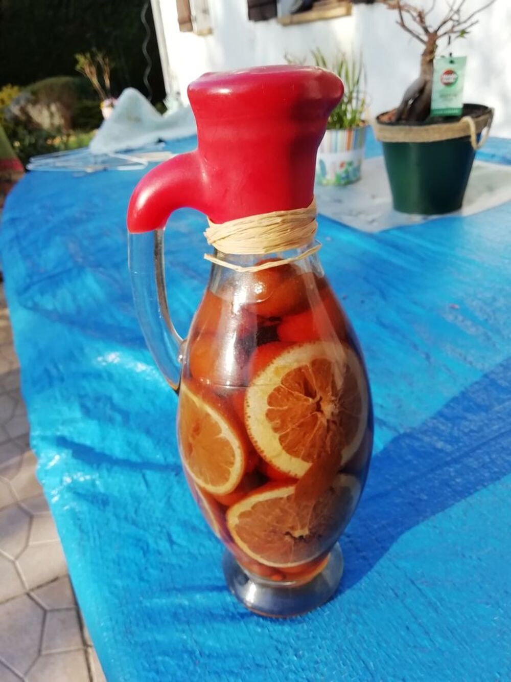 Flacon ferm&eacute; &agrave; la cire pour d&eacute;corer sa cuisine Décoration