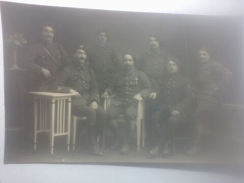 Ancienne photographie de groupe militaire du 47e 0 N�rac (47)