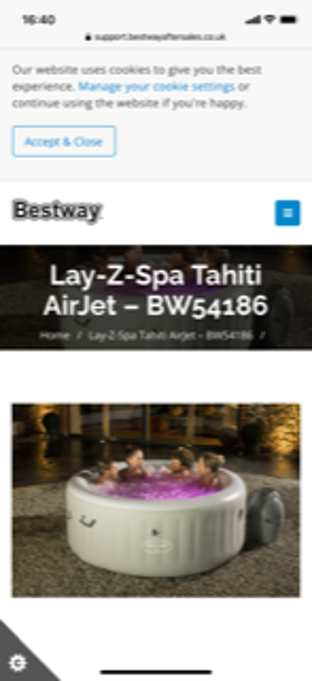 Jacuzzi gonflable Lay-Z SPA Jardin