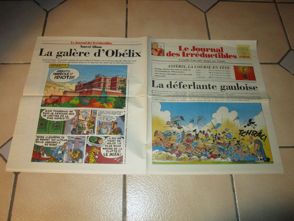 JOURNAL 13-10/1996 UDERZO ASTERIX"JOURNAL DES IRREDUCTIBLES" Livres et BD