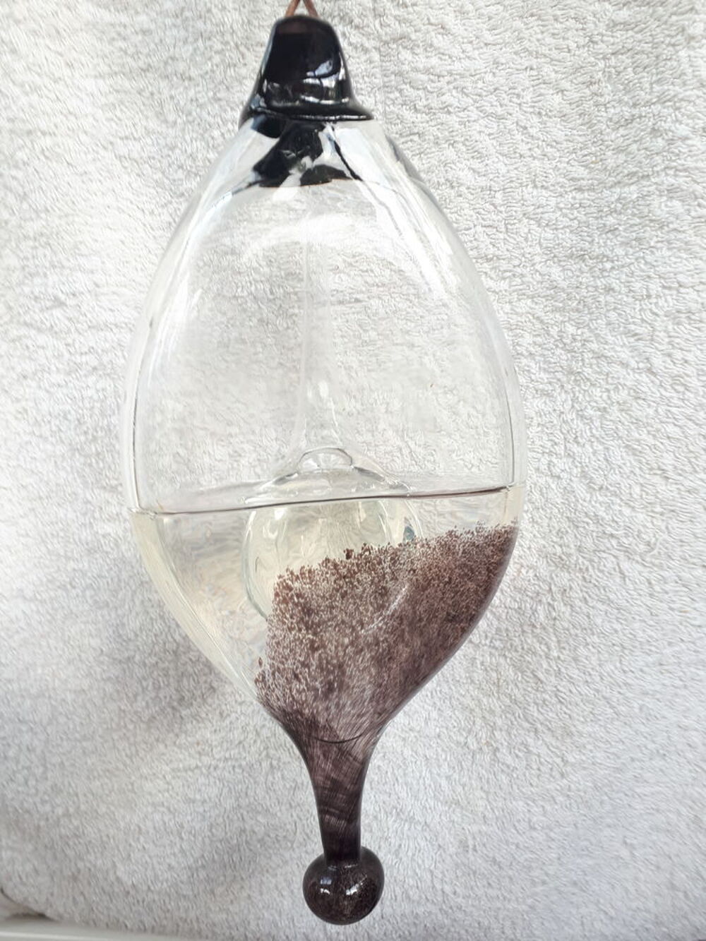 Verre tonnerre ou barom&egrave;tre Goethe anc&ecirc;tre du barom&egrave;tre 