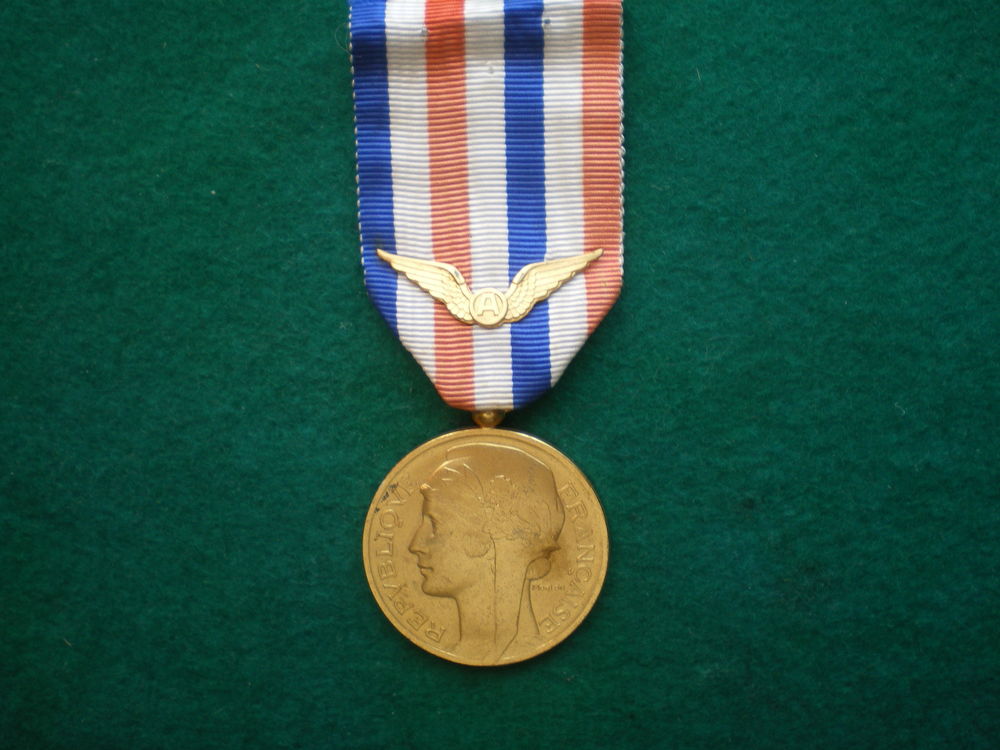 M&eacute;daille d'Honneur de l'A&eacute;ronautique. 