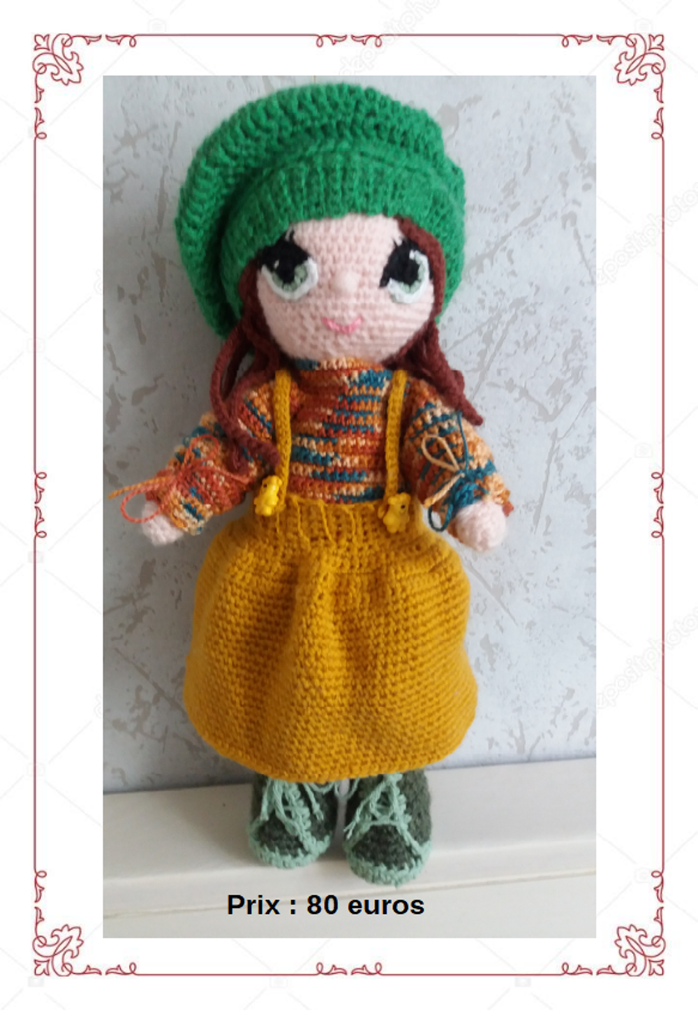 Poup&eacute;e au b&eacute;ret CROCHET AMIGURUMI Jeux / jouets
