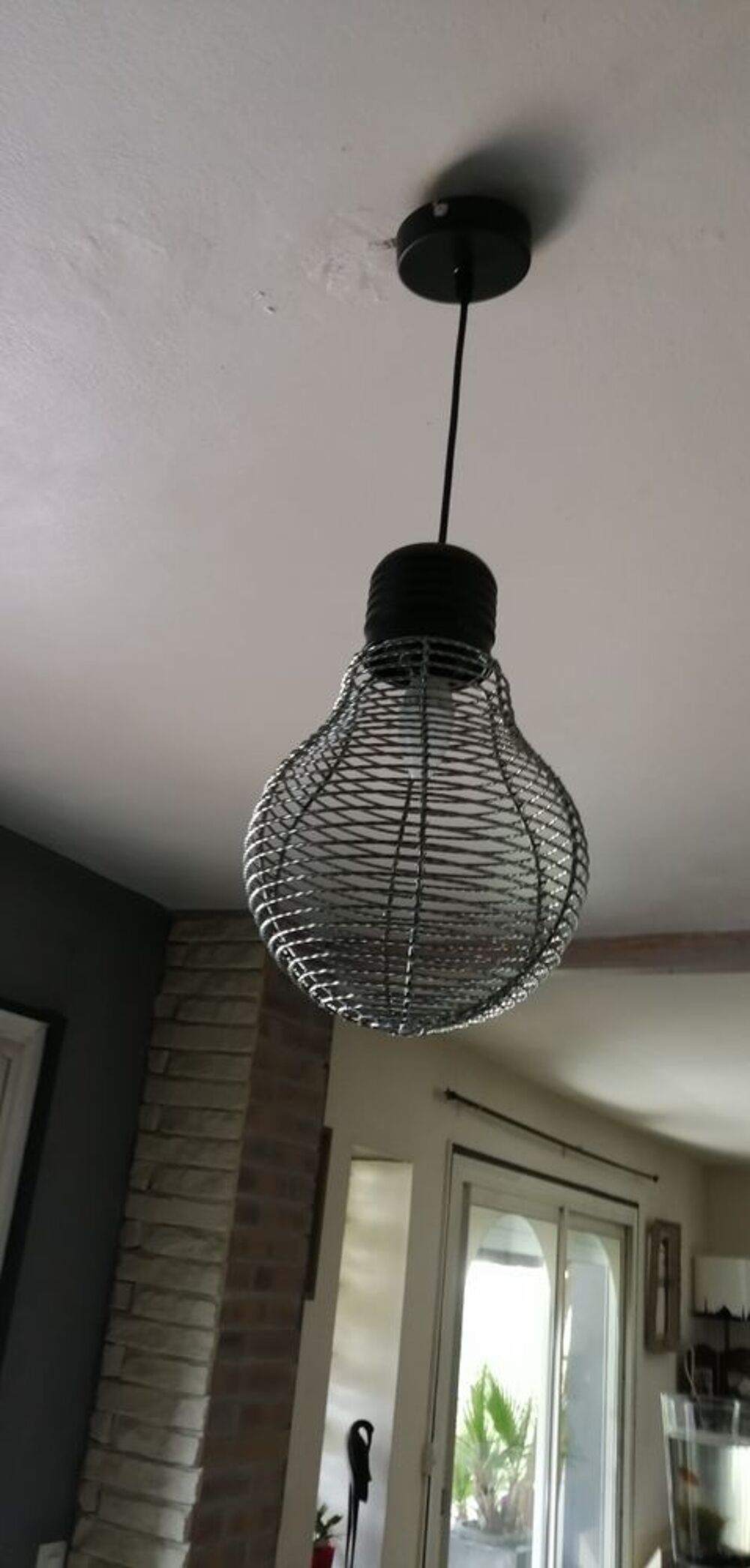 Abat jour m&eacute;tallique pour plafond Décoration
