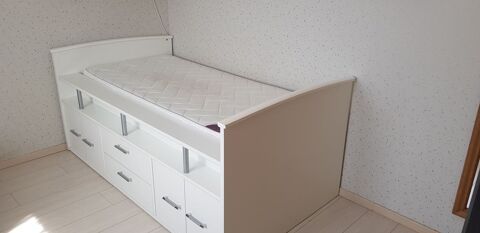 Lit une personne avec rangements 150 Juvigny (51)