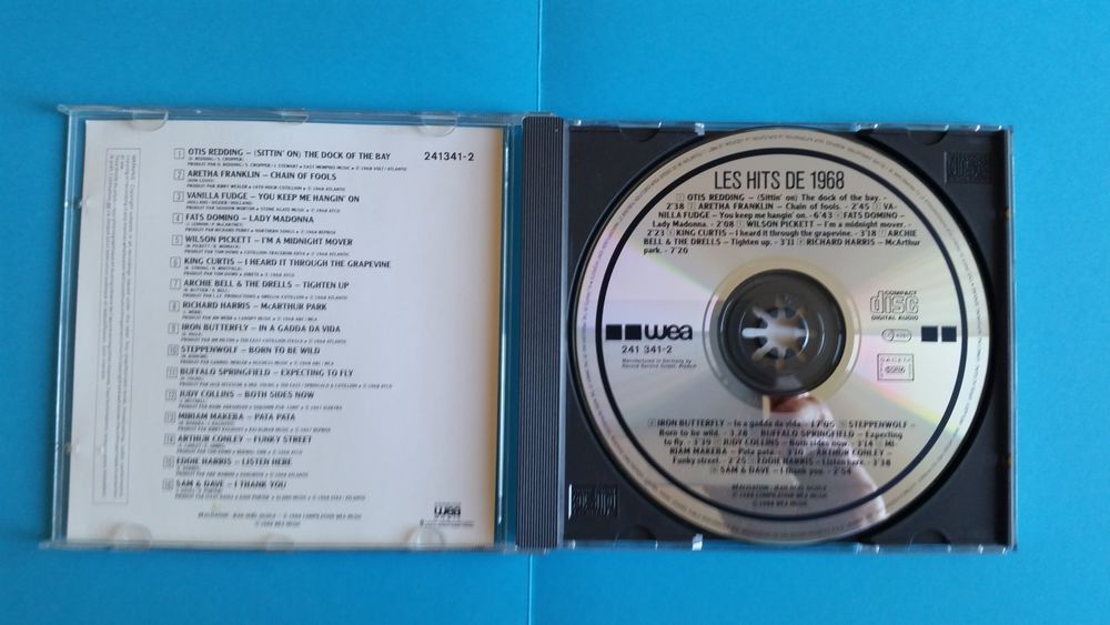 LES HITS DE 1968 CD et vinyles
