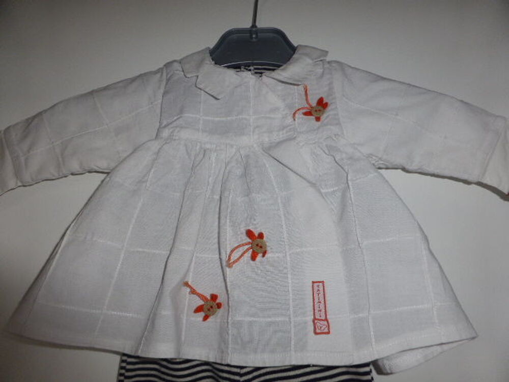 CATIMINI combinaison ray&eacute;e surchemise int&eacute;gr&eacute;e 6 mois Vêtements enfants