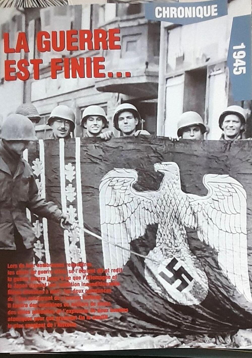 Revues historiques + Journaux et affiches d'&eacute;poque . Livres et BD