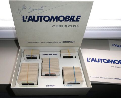 Coffret de 134 diapositives L'AUTOMOBILE  CITRON 30 Francheville (69)