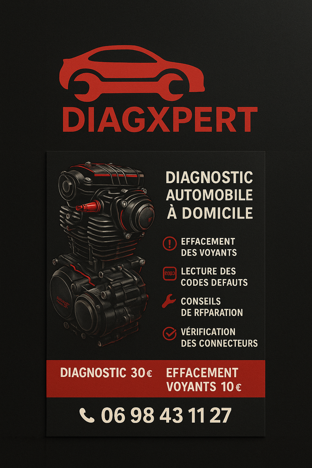   Diagnostic auto à domicile  