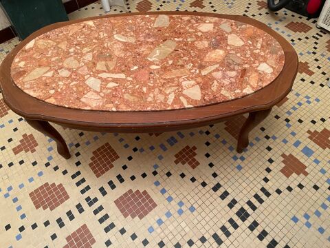 Petite table avec dessus en marbre 29 S�te (34)