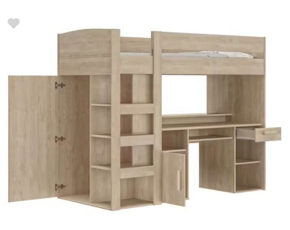 Lit mezzanine combin&eacute; bureau Mobilier enfants